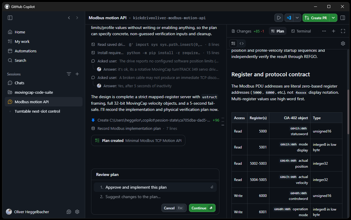 movingcap_code_suite_screenshot